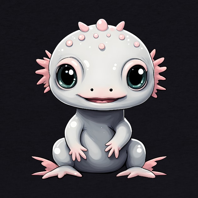 Illustration of an Axolotl amphibian by john247